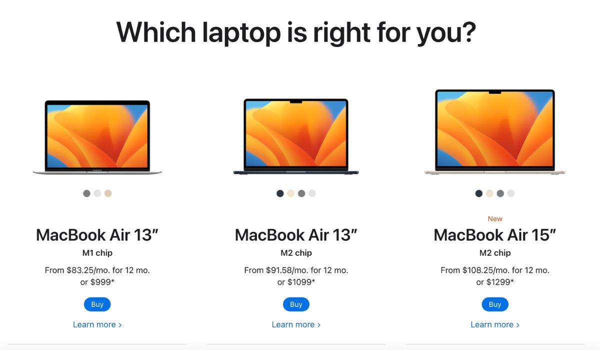 13 Inch Vs 15 Inch Macbook Air Price Difference