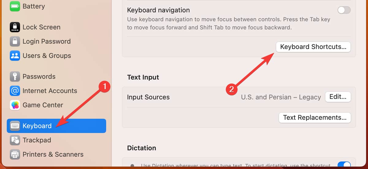 Accessing Keyboard Shortcuts On Macos