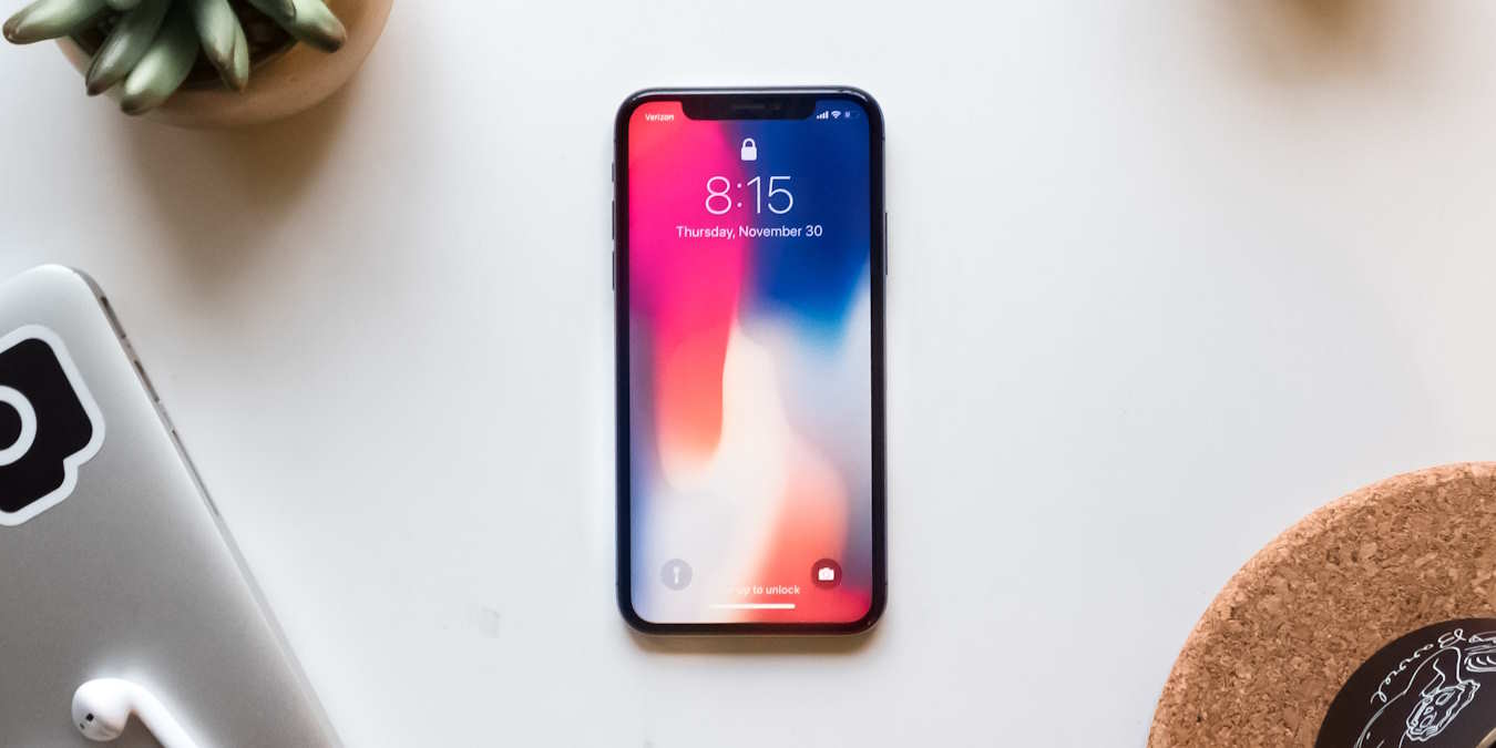 An Iphone On Table