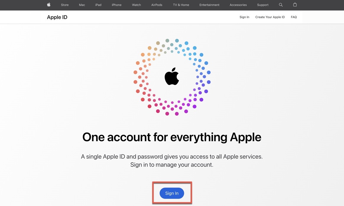 Apple Id Sign In