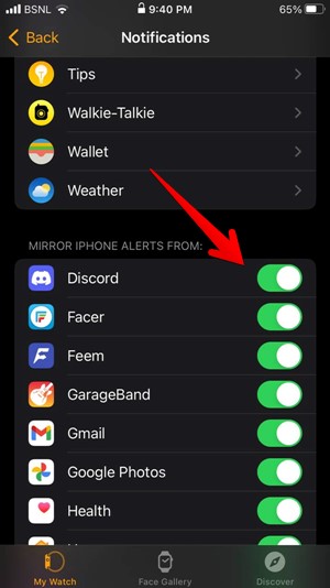 Apple Watch App Notifications Thirdparty