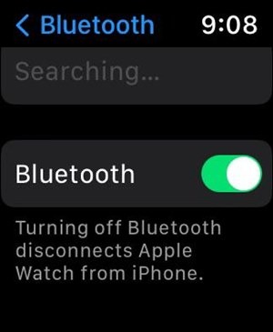 Apple Watch Bluetooth Enable