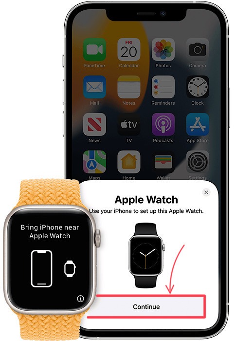 Apple Watch Continue Pair