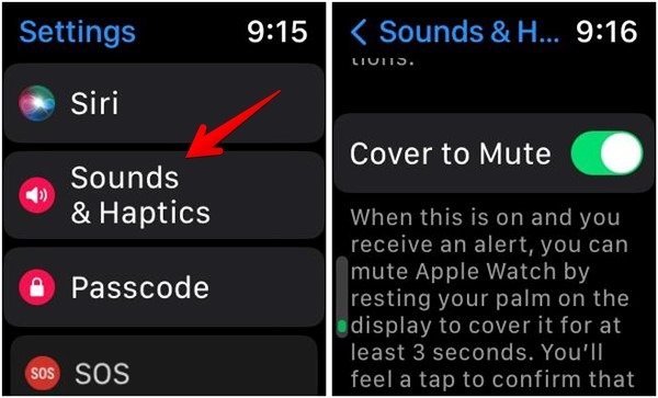 Apple Watch Cover To Mute