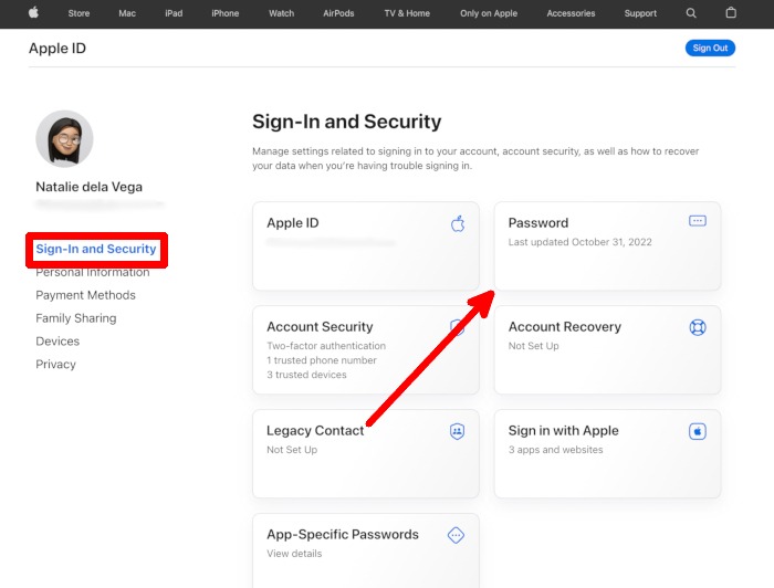 Apple Website Change Apple Id Password
