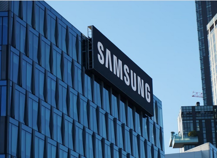 Samsung logo view. 