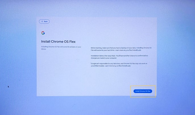 Chrome Os Flex Permenant Installation