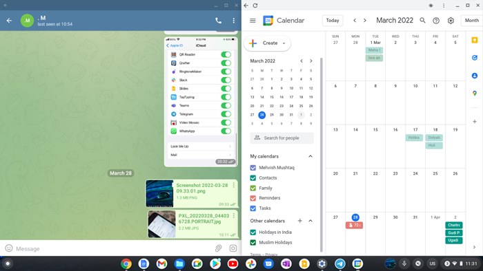 Chromebook Split Screen