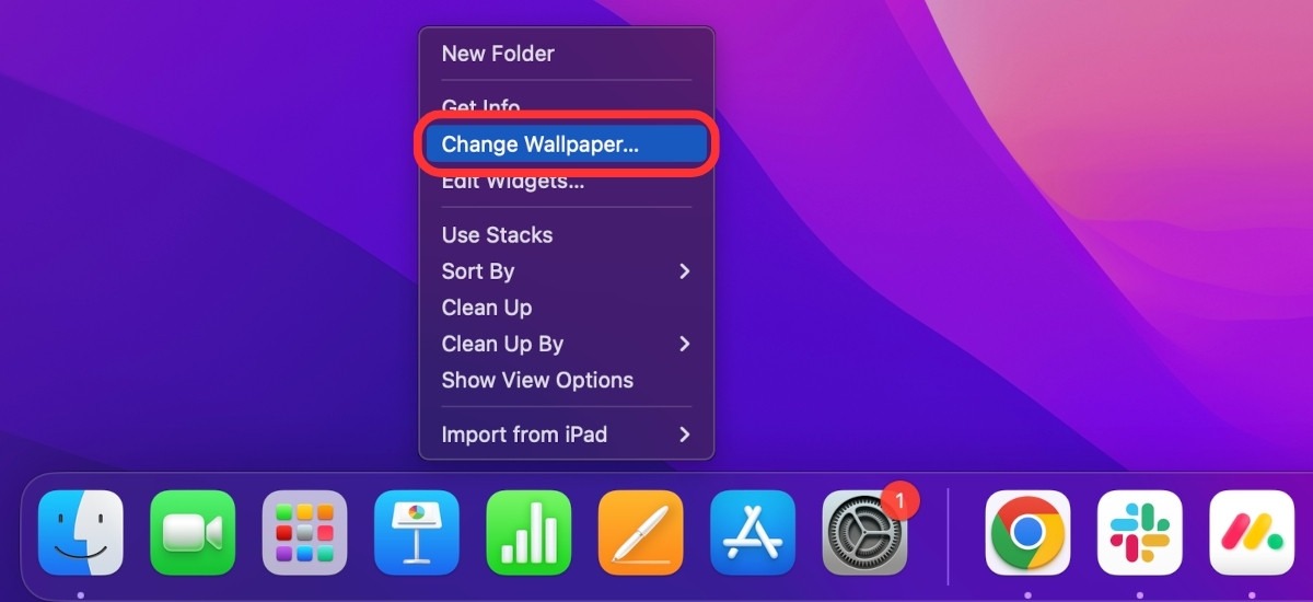 Customize Mac Desktop Change Wallpaper