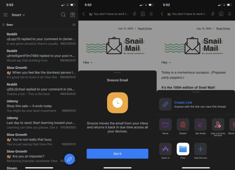 Email Apps For Iphone Spark