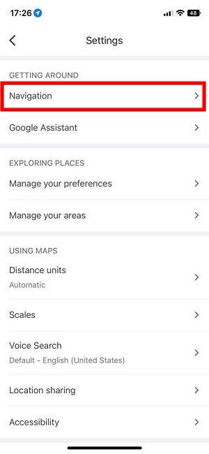 Enable Speed Limit Google Maps Mobile Nagivation Ios