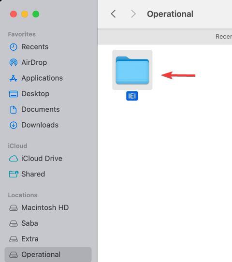 Select Folder to Launch Terminal Window
