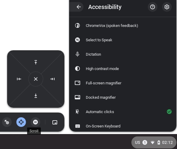 Fydeos Accessibility Automatic Clicks And Other Features