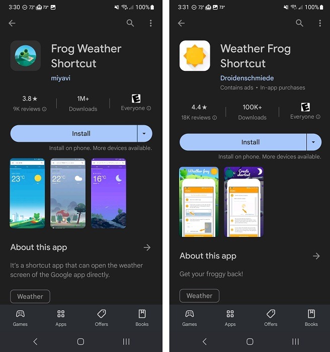 Third-party apps that will bring Froggy to your Android device.