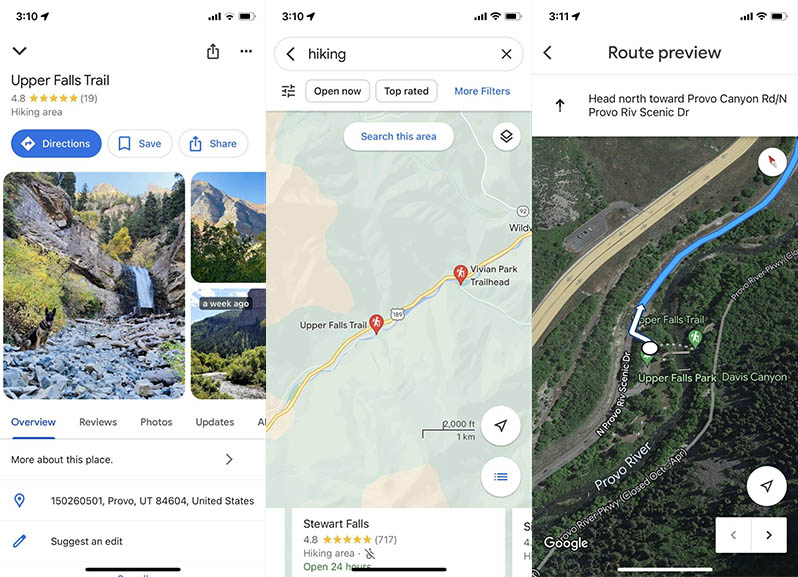 Best Hiking Apps For Iphone Google Maps