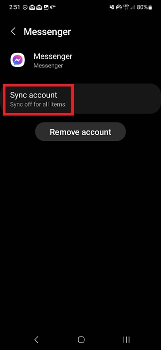 How To Sync Contacts On Facebook Messenger Turn Off Sync Account