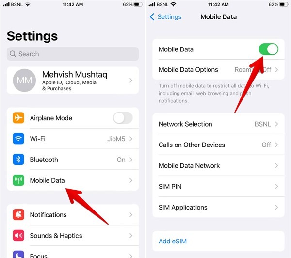 Iphone Cellular Data Enable