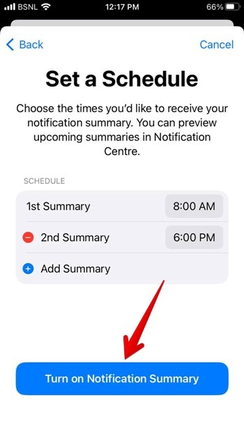 Iphone Notifications Summary Activate