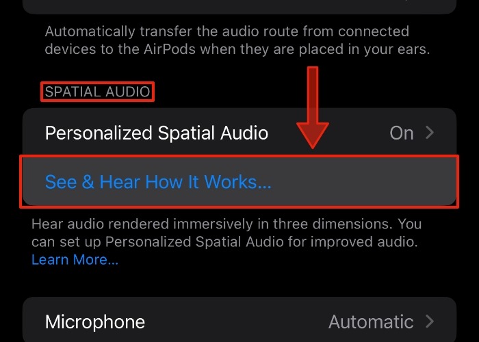 Spatial Audio Ios See And Hear