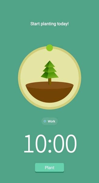 Pomodoro Timer App Forest Timer Start Page
