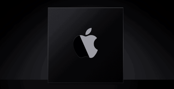 An obscured Apple logo.