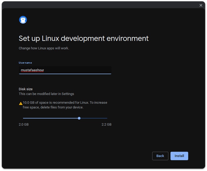 Chrome Os Flex Setting Linux Up 2