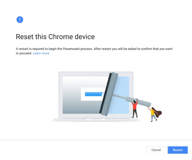 Powerwash Chromebook Reset From Login